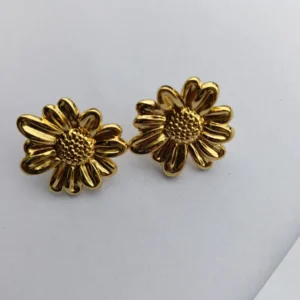 Pendientes Margarita dorada