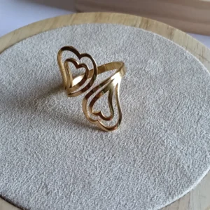 Anillo Corazones Enlazados