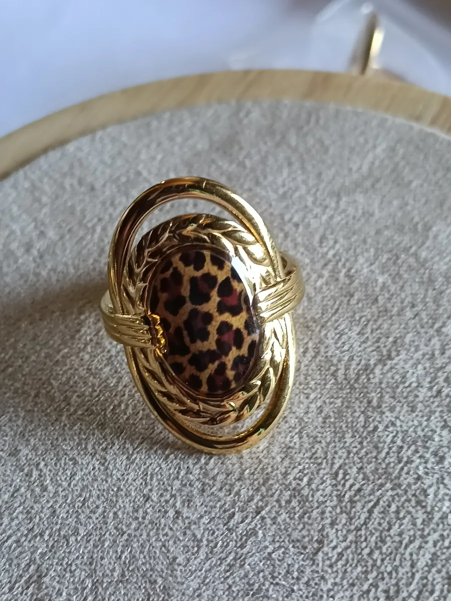 Anillo Leopardo Vintage