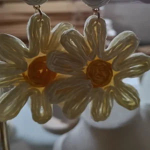 Pendientes Margarita de Rafia